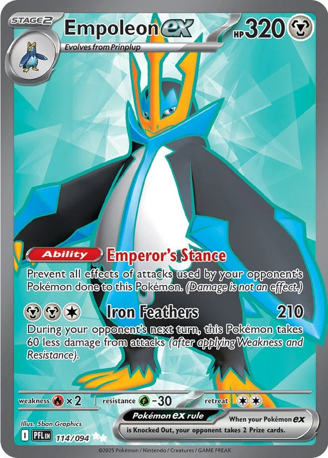 Empoleon ex (114/094) Ultra Rare