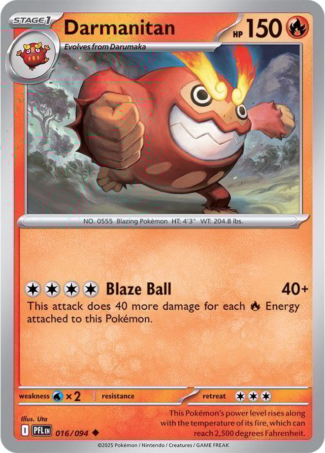 Darmanitan (016/094) Reverse Holo