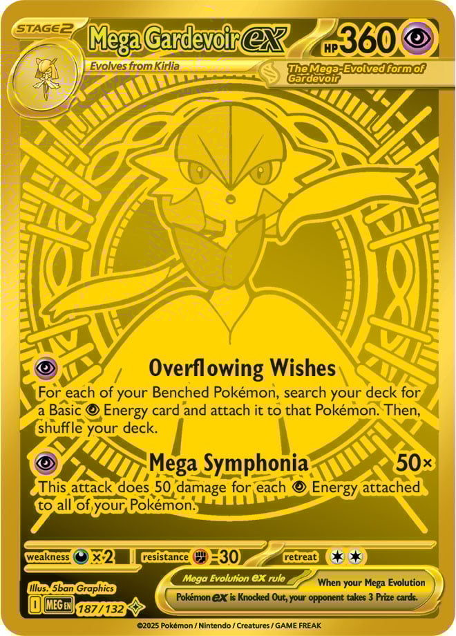 Mega Gardevoir ex (187/132) Mega Hyper Rare