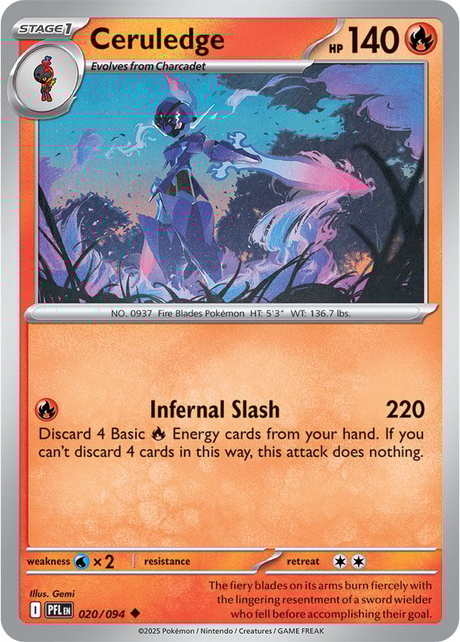 Ceruledge (020/094) Reverse Holo