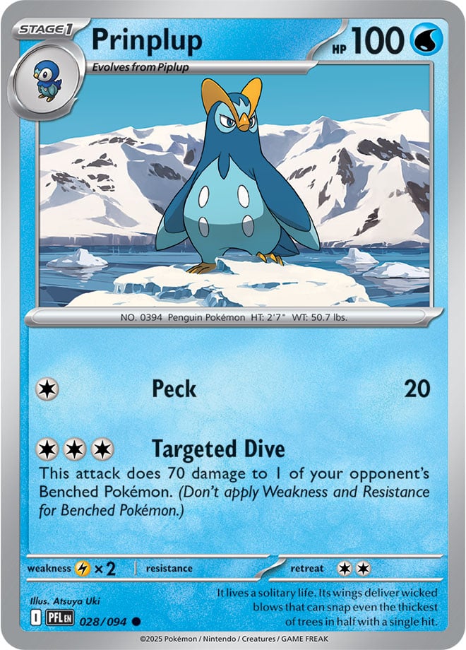 Prinplup (028/094) Reverse Holo