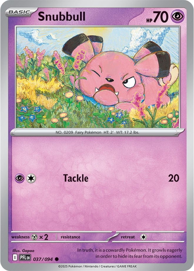 Snubbull (037/094) Reverse Holo