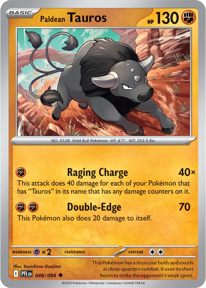 Paldean Tauros (048/094) Uncommon
