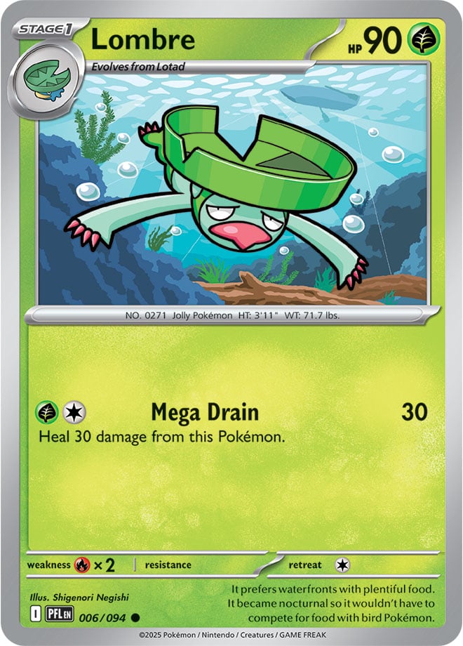 Lombre (006/094) Reverse Holo