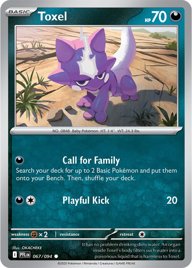 Toxel (067/094) Reverse Holo