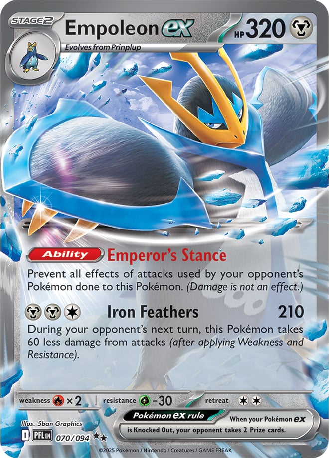 Empoleon ex (070/094) Double Rare