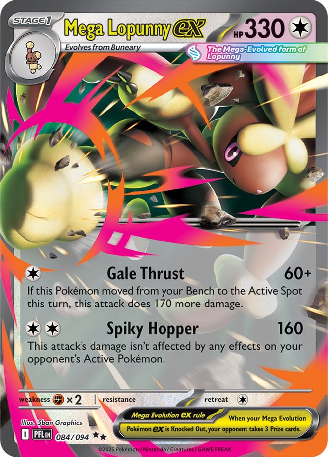 Mega Lopunny ex (084/094) Double Rare