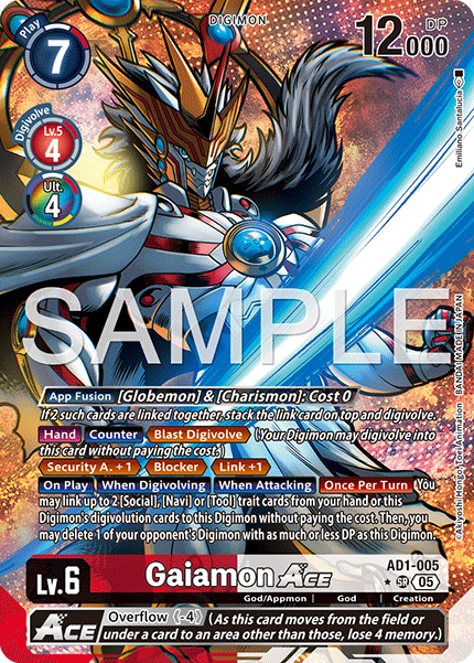 Gaiamon ACE (AD1-005) Alternative Art