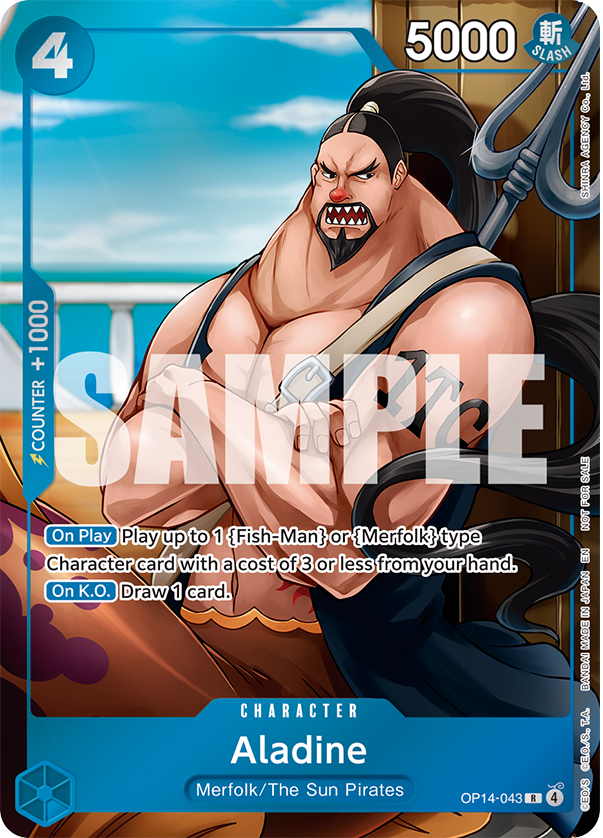 Aladine (OP14-043) The Azure Sea's Seven Dash Pack