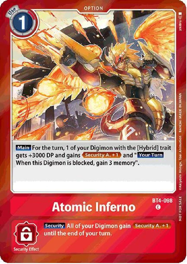 Atomic Inferno (BT4-098) (Event Pack 7)