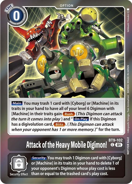 Attack of the Heavy Mobile Digimon! (BT9-102) (Event Pack 5)