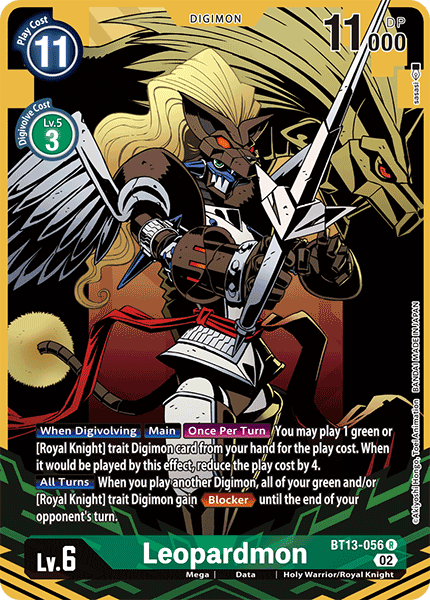 Leopardmon (BT13-056) Alternative Art