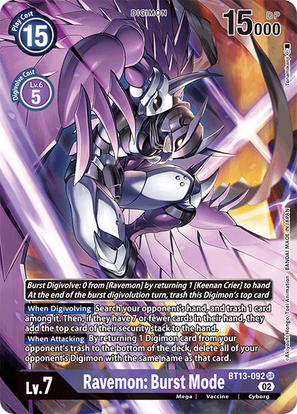 Ravemon: Burst Mode (BT13-092) Alternative Art