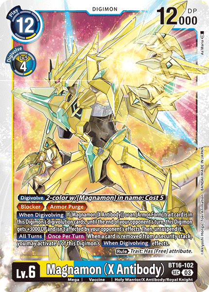 Magnamon (X Antibody) (BT16-102) Secret Rare
