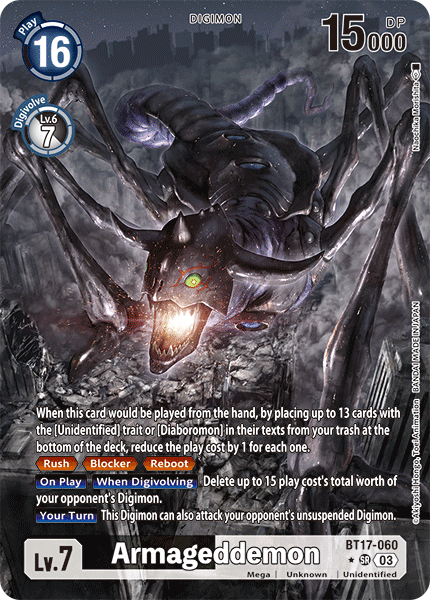 Armageddemon (BT17-060) Alternative Art