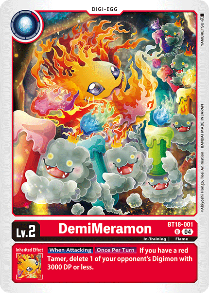 DemiMeramon (BT18-001) Uncommon