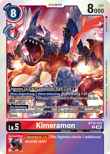 Kimeramon (BT18-015) Rare