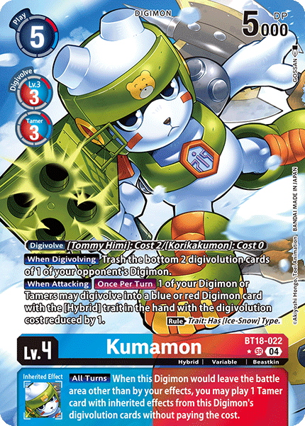 Kumamon (BT18-022) Alternative Art
