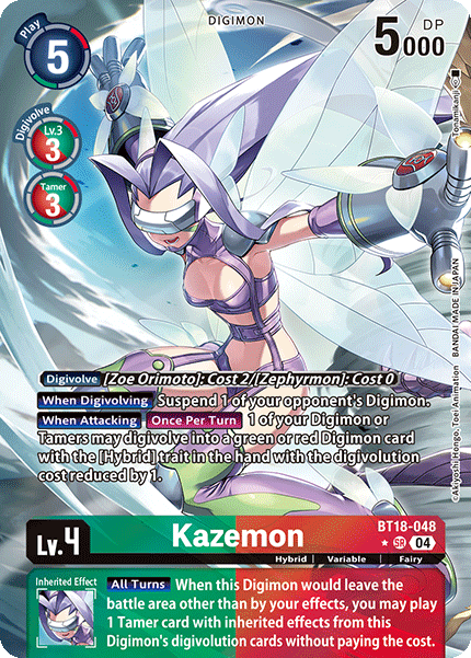Kazemon (BT18-048) Alternative Art