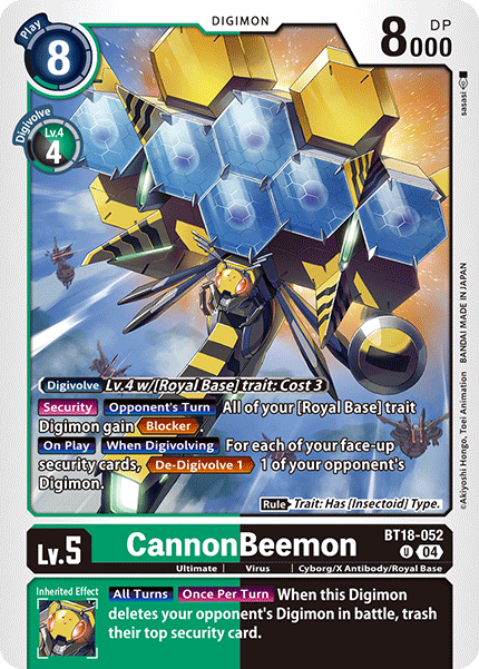 CannonBeemon (BT18-052) Uncommon