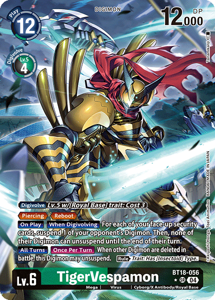 TigerVespamon (BT18-056) Alternative Art
