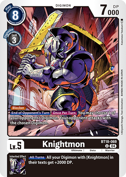 Knightmon (BT18-069) Uncommon