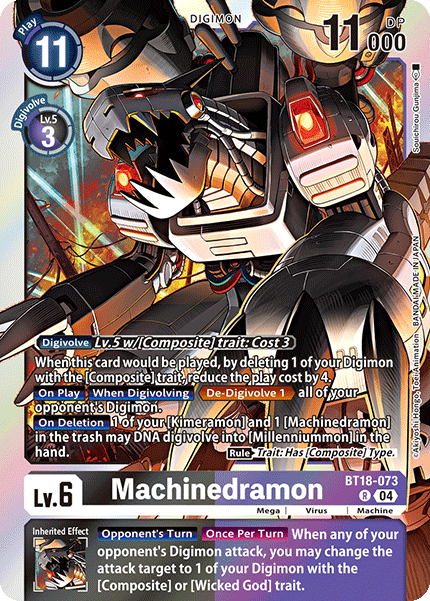 Machinedramon (BT18-073) Rare