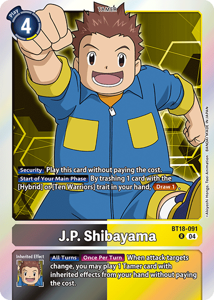 J.P. Shibayama (BT18-091) Rare