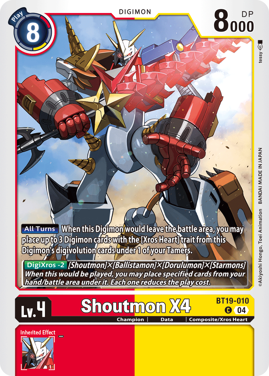 Shoutmon X4 (BT19-010) Common