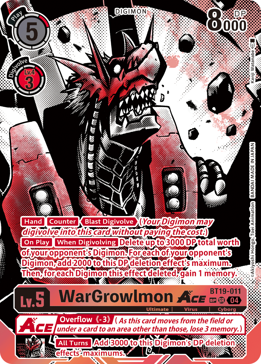WarGrowlmon ACE (BT19-011) SP Alternative Art