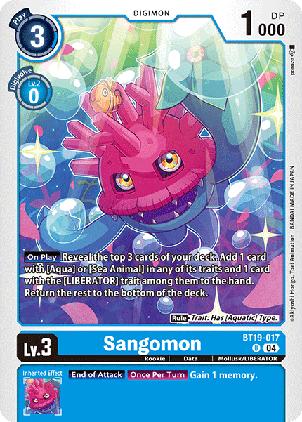Sangomon (BT19-017) Uncommon