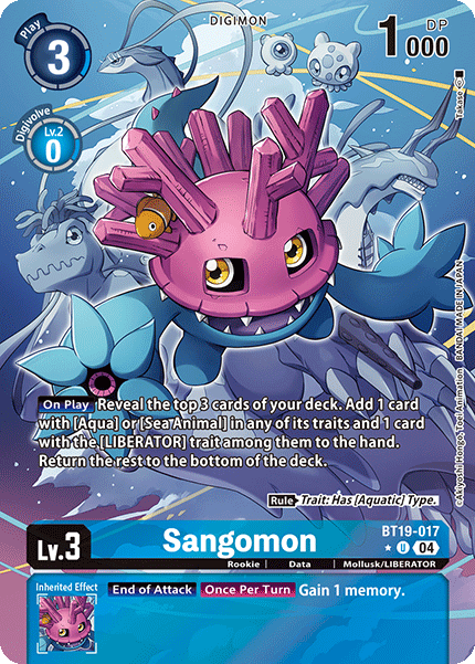 Sangomon (BT19-017) Alternative Art