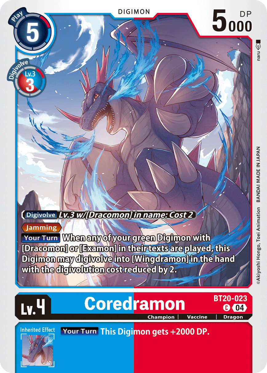 Coredramon (BT20-023) Common