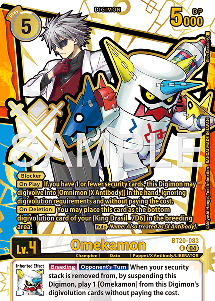 Omekamon (BT20-083) Rare Pull