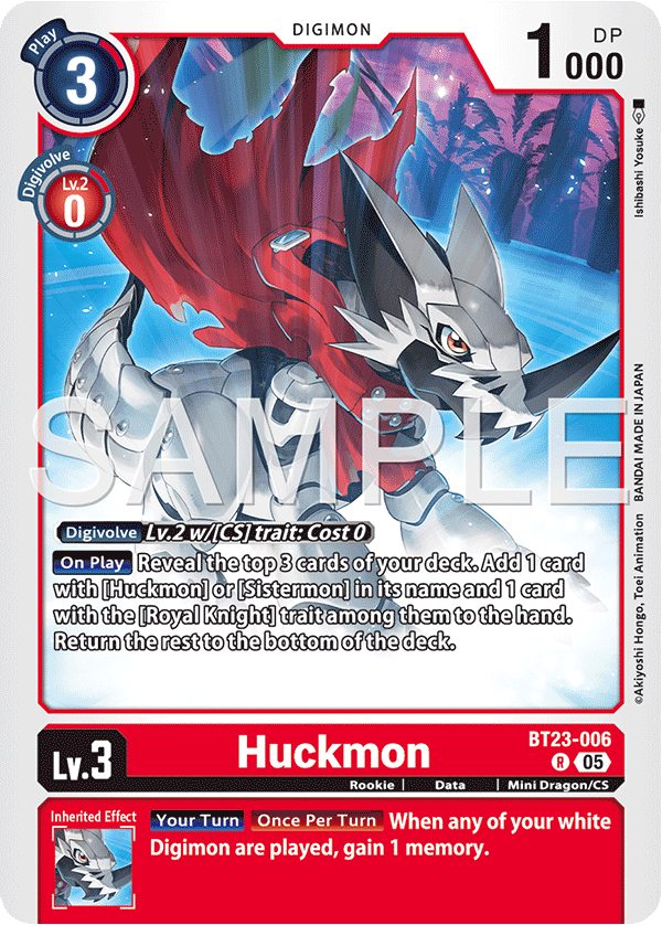 Huckmon (BT23-006) Rare
