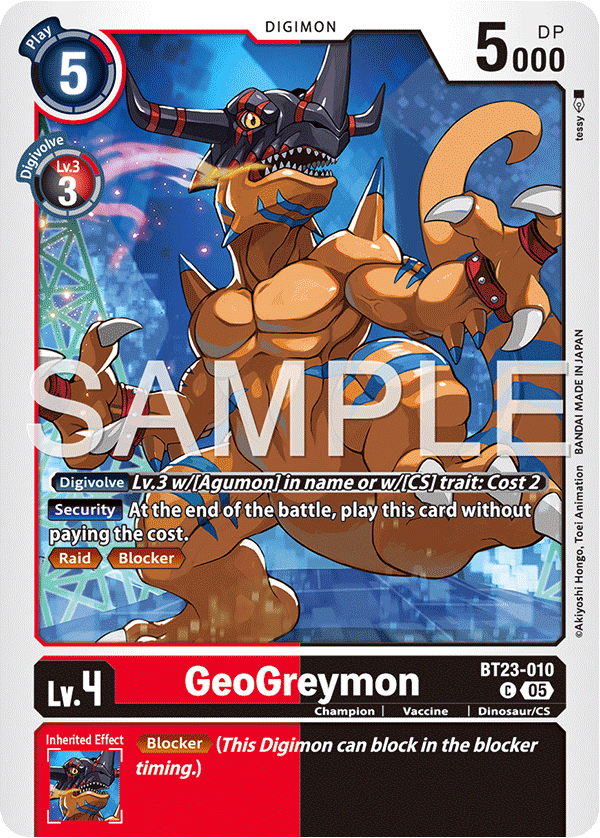 GeoGreymon (BT23-010) Common