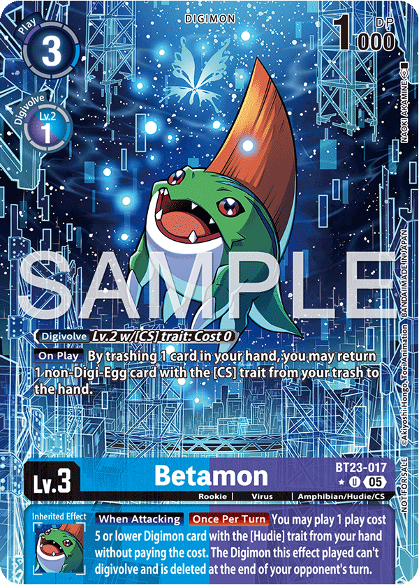 Betamon (BT23-017) Box Topper