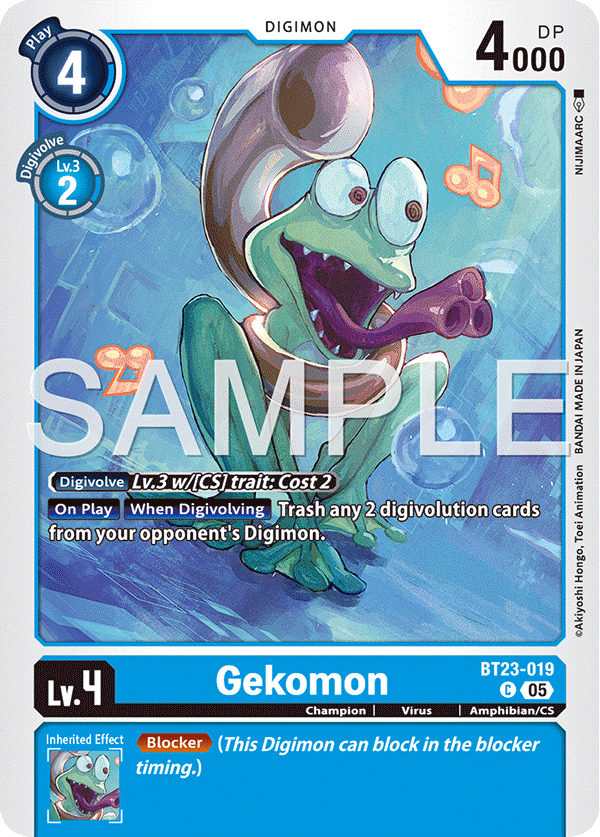Gekomon (BT23-019) Common