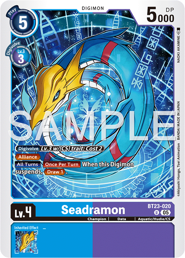 Seadramon (BT23-020) Uncommon
