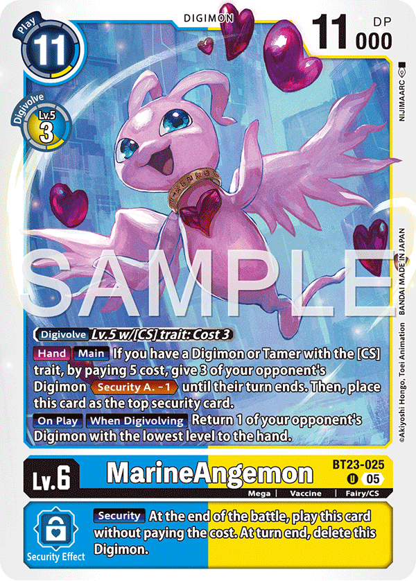 MarineAngemon (BT23-025) Uncommon
