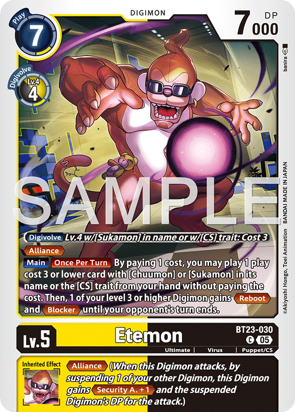 Etemon (BT23-030) Common