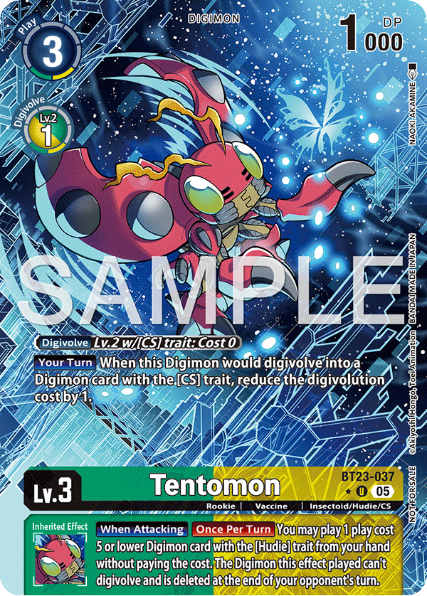 Tentomon (BT23-037) Box Topper