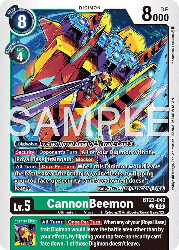CannonBeemon (BT23-043) Common
