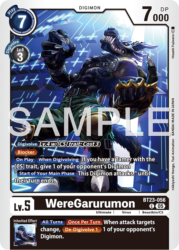 WereGarurumon (BT23-056) Common