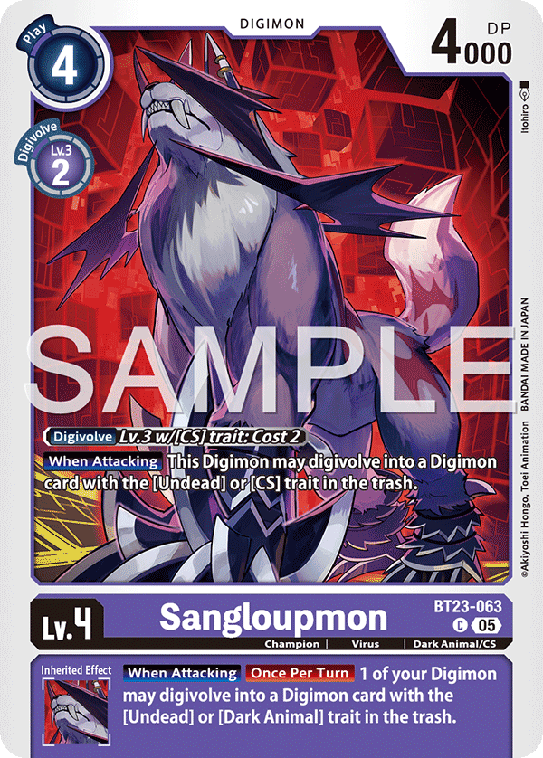 Sangloupmon (BT23-063) Common