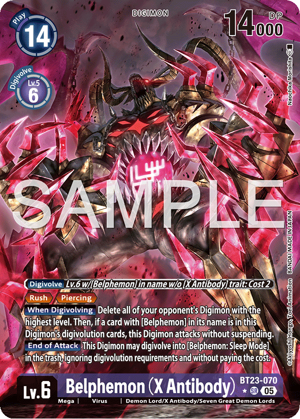 Belphemon (X Antibody) (BT23-070) Alternative Art