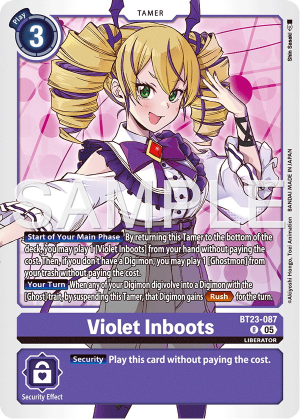Violet Inboots (BT23-087) Rare