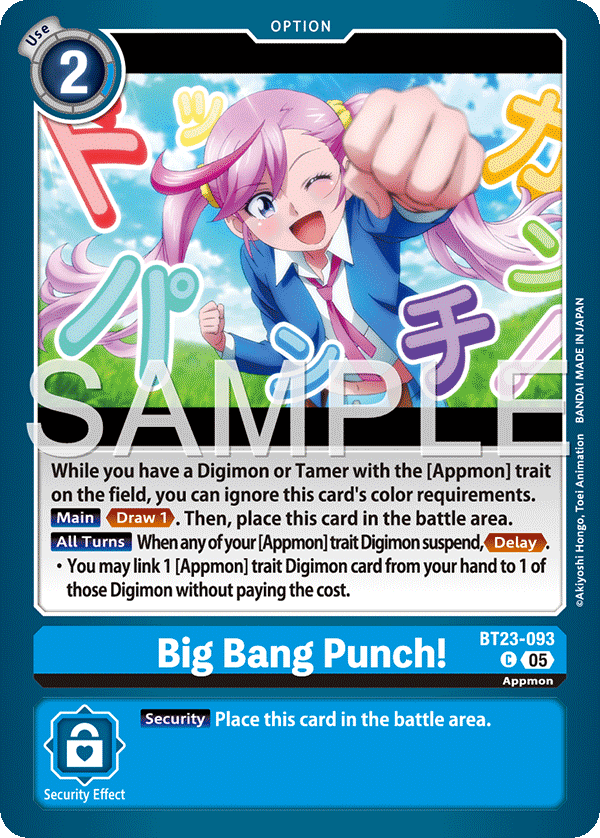 Big Bang Punch! (BT23-093) Common