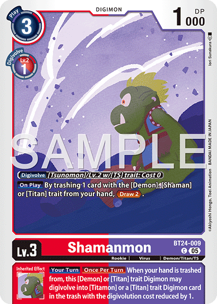 (Pre-order 23/01/2026) Shamanmon (BT24-009) Common