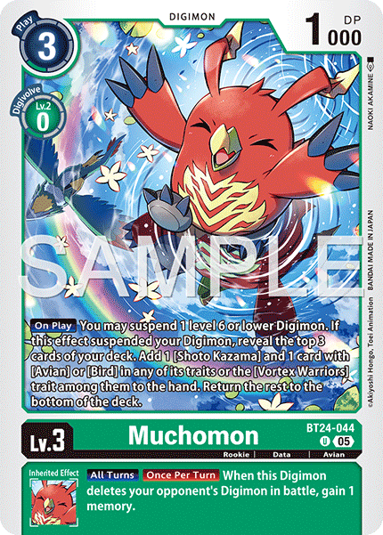 (Pre-order 23/01/2026) Muchomon (BT24-044) Uncommon